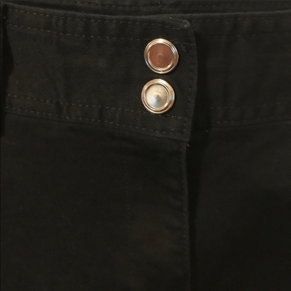 White House Black Market Black Cuffed Ankle Pants - Picture 4 of 8